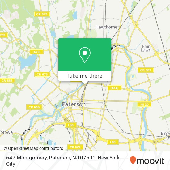 647 Montgomery, Paterson, NJ 07501 map
