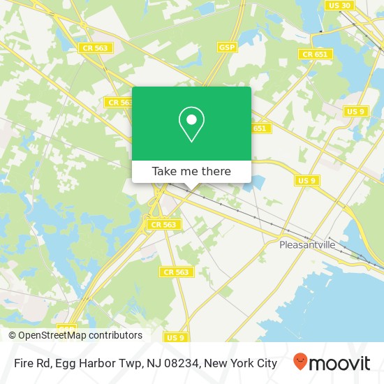 Fire Rd, Egg Harbor Twp, NJ 08234 map