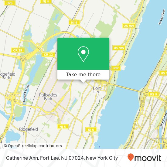Catherine Ann, Fort Lee, NJ 07024 map