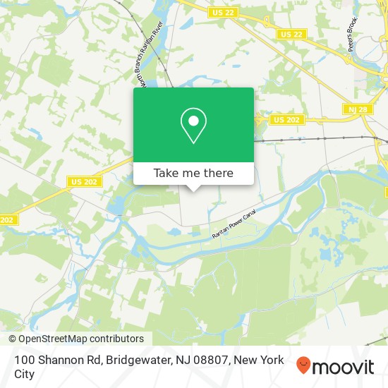 100 Shannon Rd, Bridgewater, NJ 08807 map