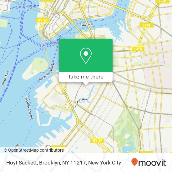 Hoyt Sackett, Brooklyn, NY 11217 map