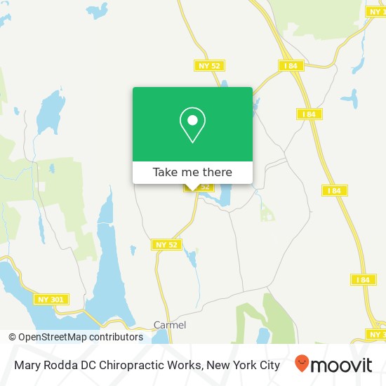 Mary Rodda DC Chiropractic Works, 441 Route 52 map