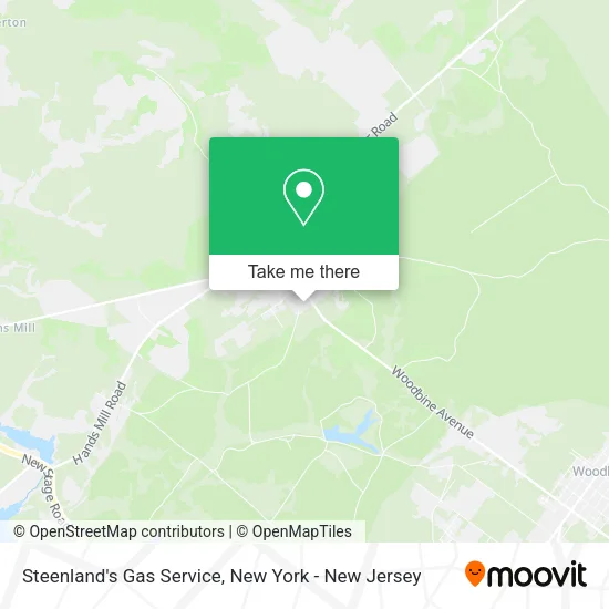 Steenland's Gas Service map