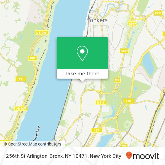 256th St Arlington, Bronx, NY 10471 map