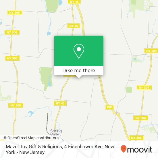Mapa de Mazel Tov Gift & Religious, 4 Eisenhower Ave