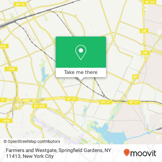 Farmers and Westgate, Springfield Gardens, NY 11413 map