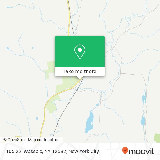 Mapa de 105 22, Wassaic, NY 12592