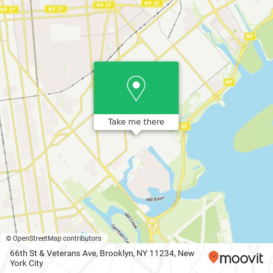 66th St & Veterans Ave, Brooklyn, NY 11234 map