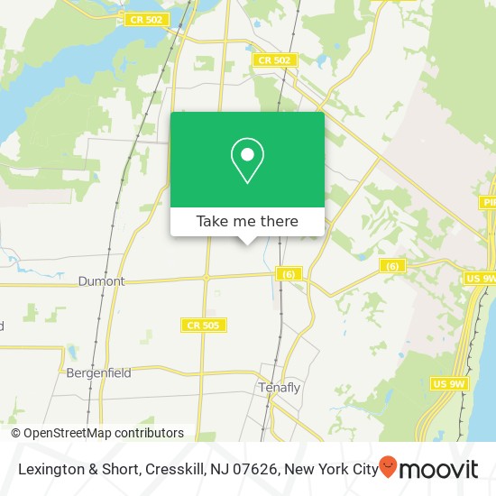 Lexington & Short, Cresskill, NJ 07626 map