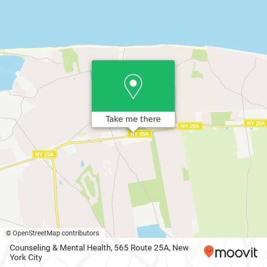 Mapa de Counseling & Mental Health, 565 Route 25A