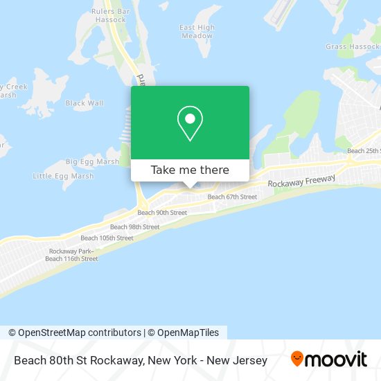 Mapa de Beach 80th St Rockaway