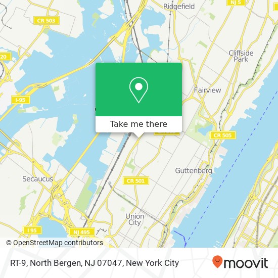 RT-9, North Bergen, NJ 07047 map