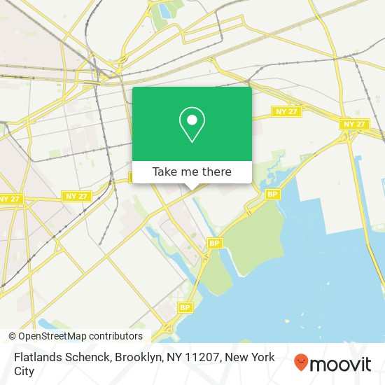Flatlands Schenck, Brooklyn, NY 11207 map