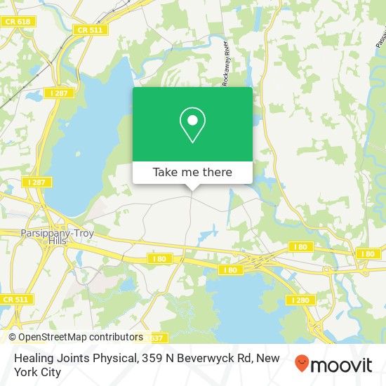 Healing Joints Physical, 359 N Beverwyck Rd map