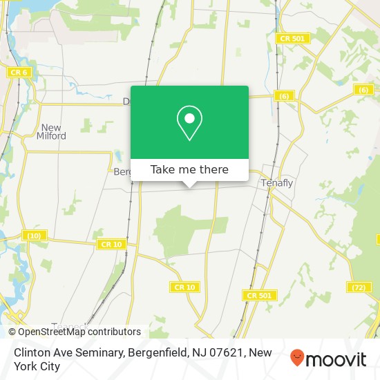 Clinton Ave Seminary, Bergenfield, NJ 07621 map