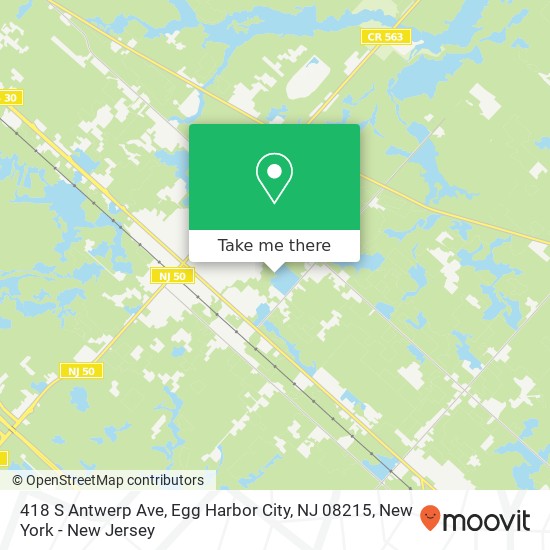 418 S Antwerp Ave, Egg Harbor City, NJ 08215 map