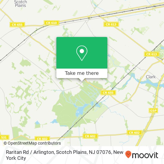 Raritan Rd / Arlington, Scotch Plains, NJ 07076 map