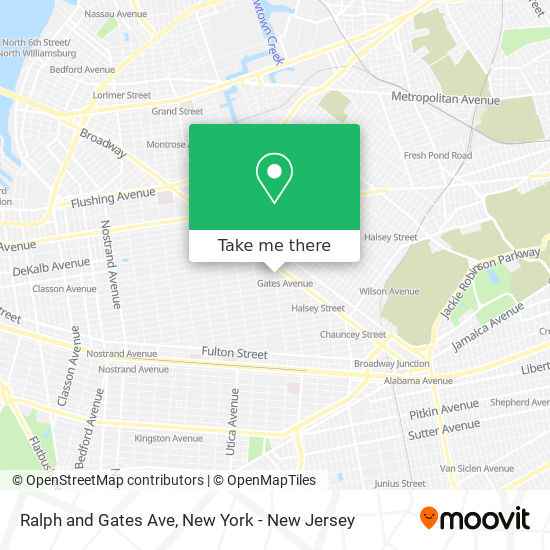 Mapa de Ralph and Gates Ave