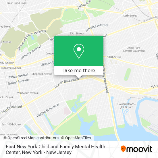 East New York Child and Family Mental Health Center map