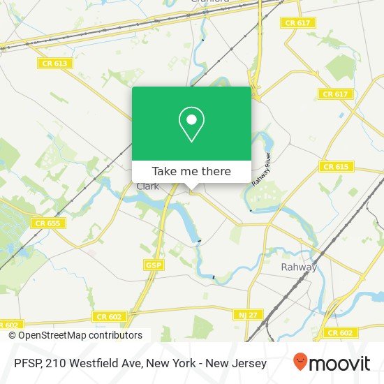 Mapa de PFSP, 210 Westfield Ave