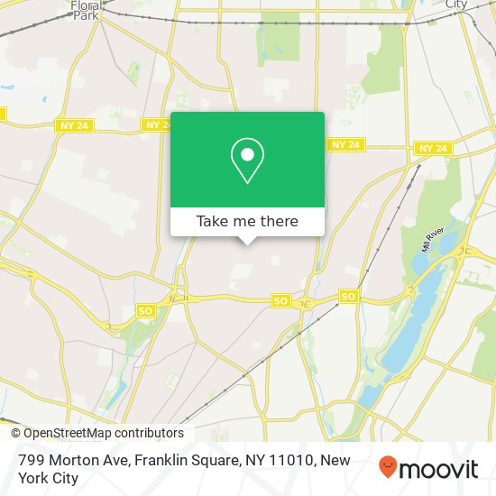 799 Morton Ave, Franklin Square, NY 11010 map