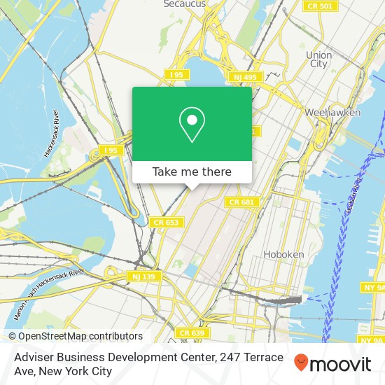 Mapa de Adviser Business Development Center, 247 Terrace Ave