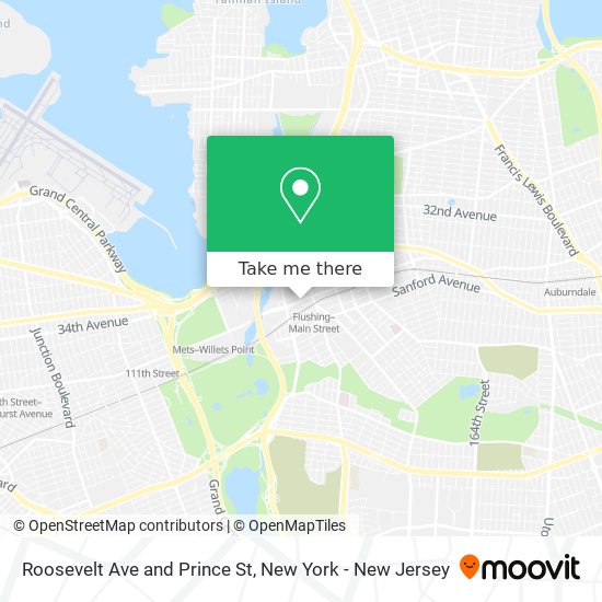 Mapa de Roosevelt Ave and Prince St