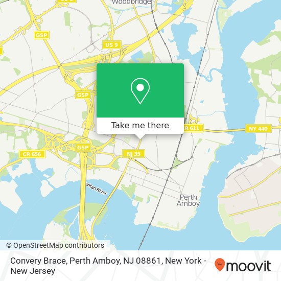 Convery Brace, Perth Amboy, NJ 08861 map