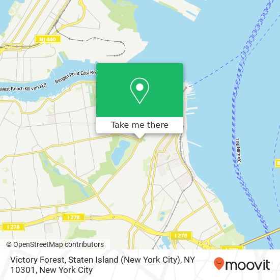 Victory Forest, Staten Island (New York City), NY 10301 map