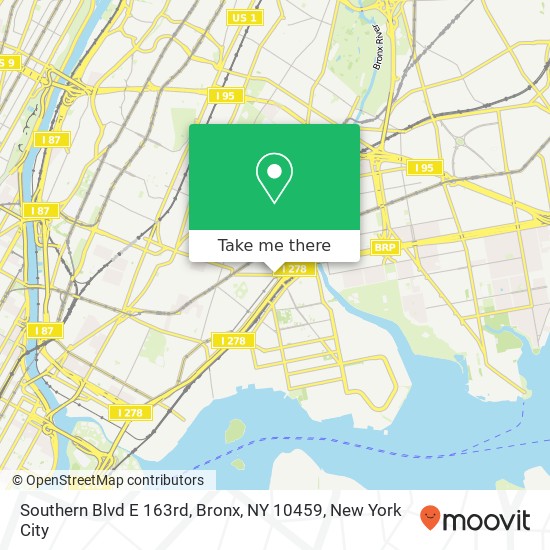Southern Blvd E 163rd, Bronx, NY 10459 map