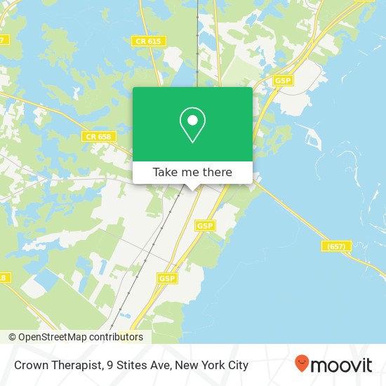 Mapa de Crown Therapist, 9 Stites Ave