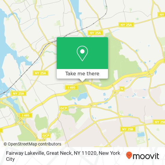 Mapa de Fairway Lakeville, Great Neck, NY 11020