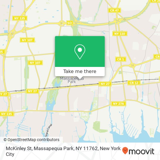 McKinley St, Massapequa Park, NY 11762 map