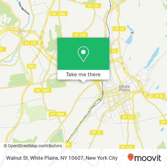 Mapa de Walnut St, White Plains, NY 10607