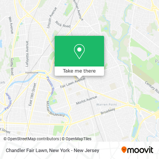 Mapa de Chandler Fair Lawn