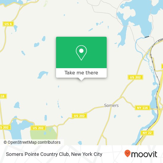 Somers Pointe Country Club, 1000 W Hill Dr map