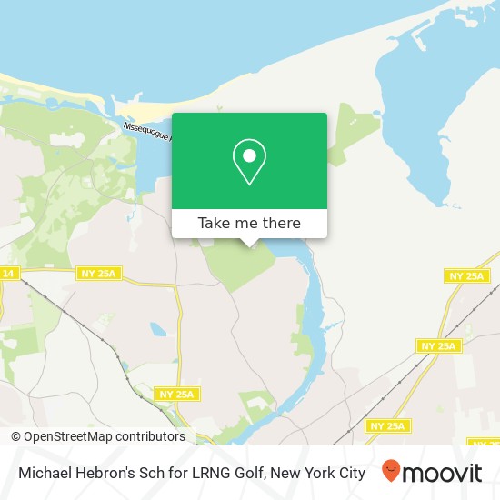 Mapa de Michael Hebron's Sch for LRNG Golf