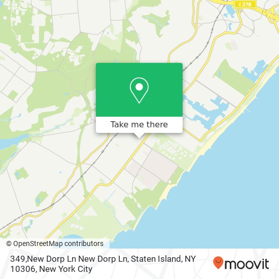 Mapa de 349,New Dorp Ln New Dorp Ln, Staten Island, NY 10306