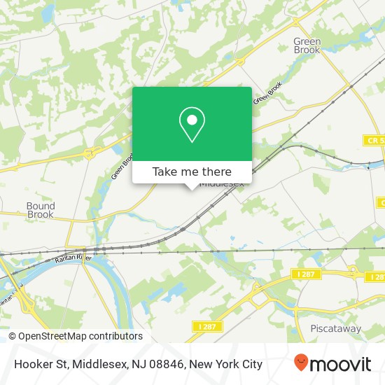 Hooker St, Middlesex, NJ 08846 map