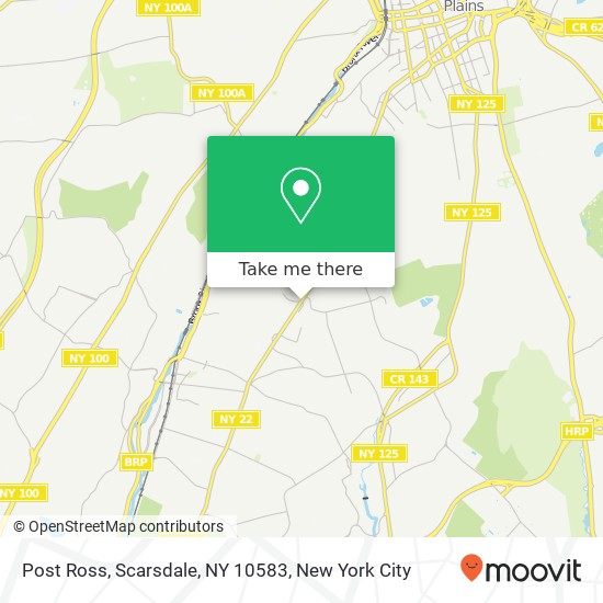 Post Ross, Scarsdale, NY 10583 map