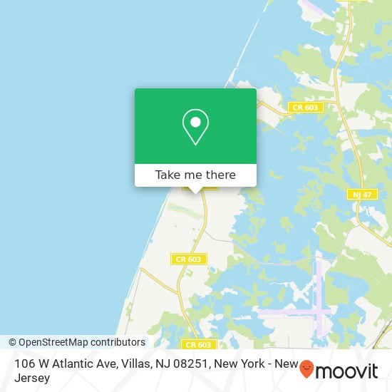 106 W Atlantic Ave, Villas, NJ 08251 map