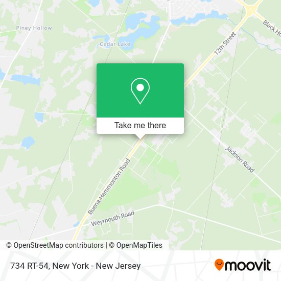 Mapa de 734 RT-54, Williamstown, NJ 08094