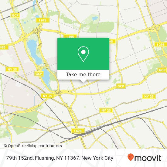 79th 152nd, Flushing, NY 11367 map