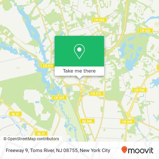 Freeway 9, Toms River, NJ 08755 map