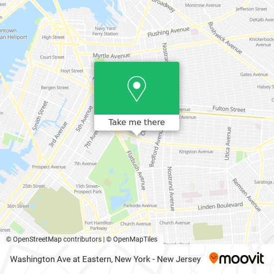 Mapa de Washington Ave at Eastern