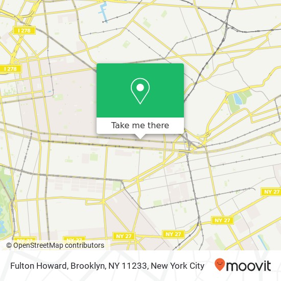 Fulton Howard, Brooklyn, NY 11233 map