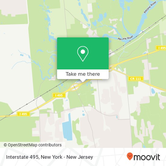 Interstate 495, Manorville, NY 11949 map