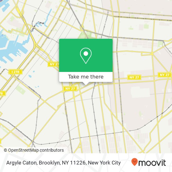 Argyle Caton, Brooklyn, NY 11226 map