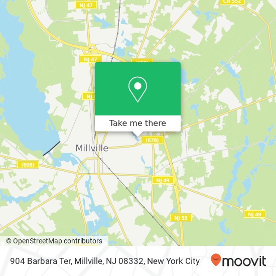 904 Barbara Ter, Millville, NJ 08332 map