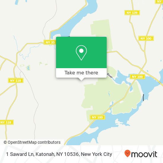 1 Saward Ln, Katonah, NY 10536 map